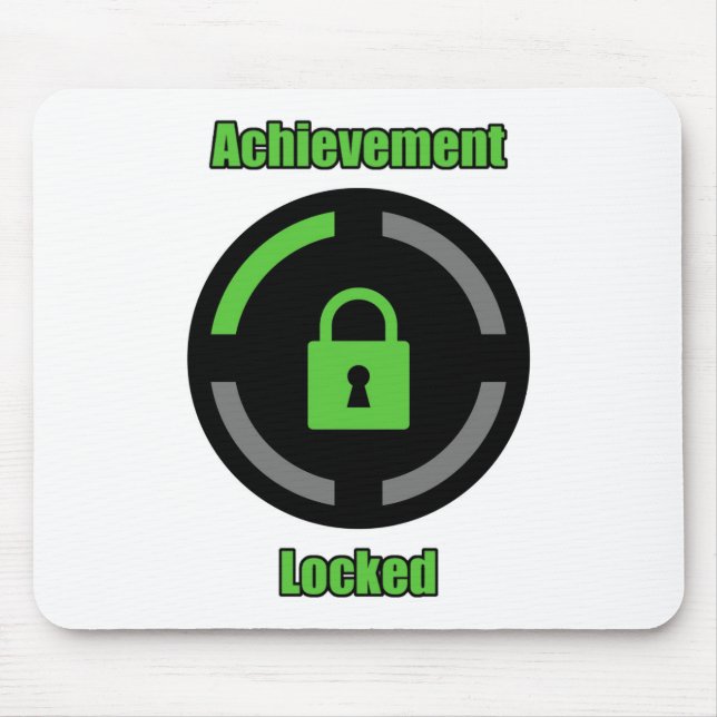 Achievement Locked Mouse Mat (Front)
