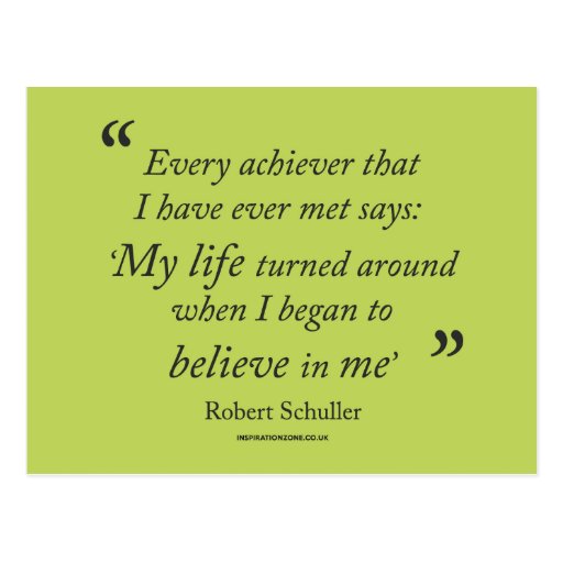 Image of 'Achievement Quote' Postcard