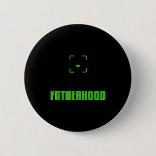 Achievement Unlocked Fatherhood Gamer Video Games  6 Cm Round Badge