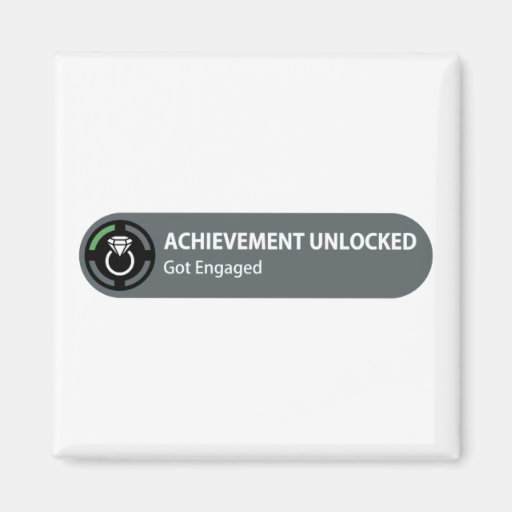 Image of Achievement Unlocked - Got Engaged Magnet