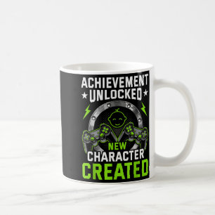 Achievement Unlocked New Character D Video Gamer Coffee Mug