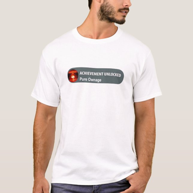 Achievement Unlocked Pure Ownage t-shirt (Front)