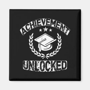 Achievement unlocked shirt - funny graduation 2023 magnet