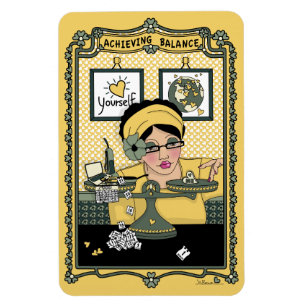 Achieving Balance_C_4x6 Refrigerator Magnet