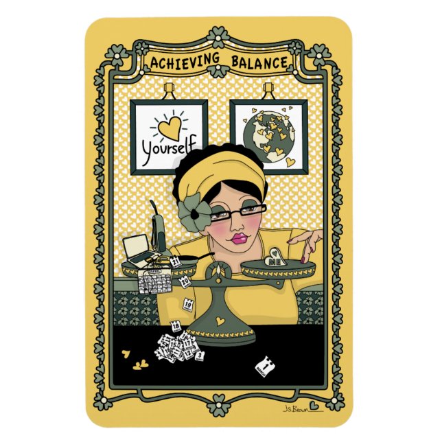 Achieving Balance_C_4x6 Refrigerator Magnet (Vertical)