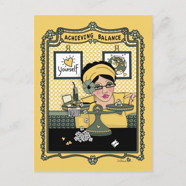 Achieving Balance_C_Postcard Postcard (Front)