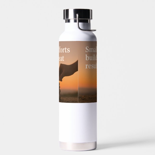  Achieving Greatness One Step at a Time   Water Bottle (Left)