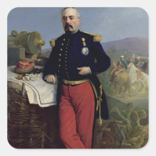 Achille Bazaine  1867 Square Sticker