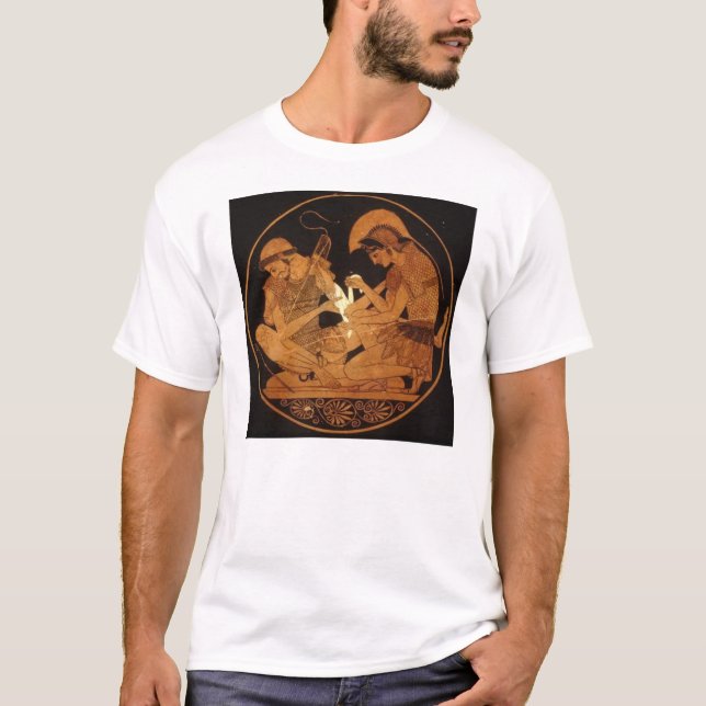 Achilles and Patroclus T-Shirt (Front)
