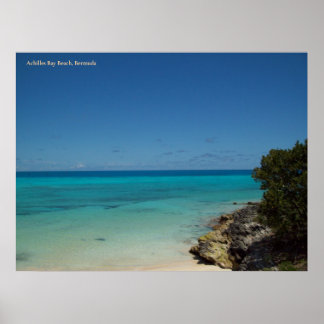 Achilles Bay Beach, Bermuda Poster