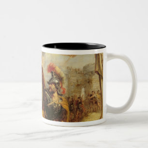 Achilles Defeating Hector, 1630-32 Two-Tone Coffee Mug