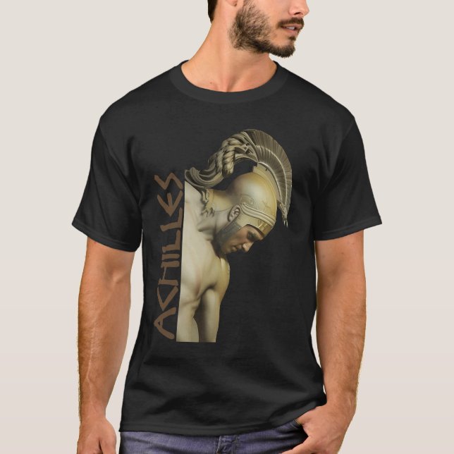 Achilles Greek Warrior 1 T-Shirt (Front)