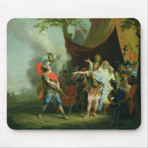 Achilles has a dispute with Agamemnon, 1776 Mouse Mat