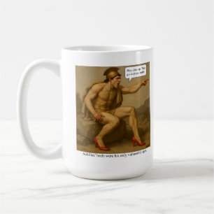 Achilles’ heels were his only vulnerable spot coffee mug