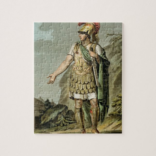 Achilles in Armour, costume for 'Iphigenia in Auli Jigsaw Puzzle (Vertical)