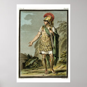 Achilles in Armour, costume for 'Iphigenia in Auli Poster