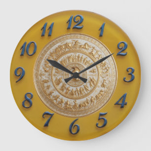 Achilles Shield Lemon Dial Larger Round Clock