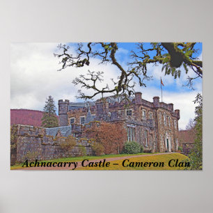 Achnacarry Castle – Cameron Clan Poster