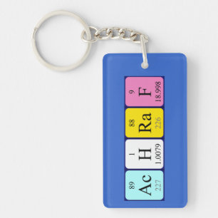 Achraf periodic table name keyring