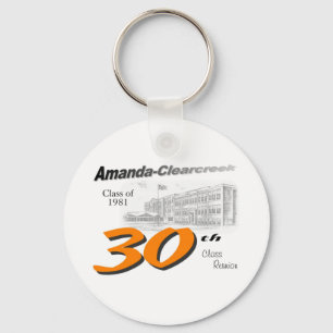ACHS 30th class reunion logo Key Ring