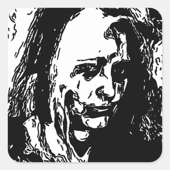 Acid Burn Version 2 Square Sticker (Front)
