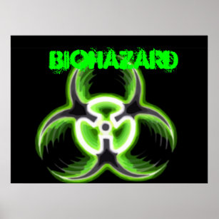 Acid Green Biohazard 08 Poster