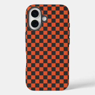 Acid green black checkerboard pattern Case-Mate iP iPhone 16 Case