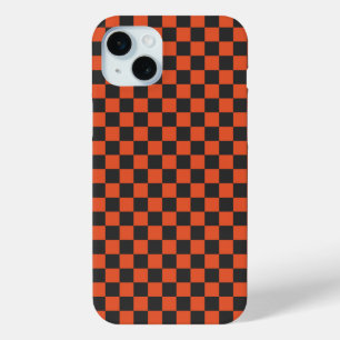 Acid green black checkerboard pattern Case-Mate iP iPhone 15 Mini Case