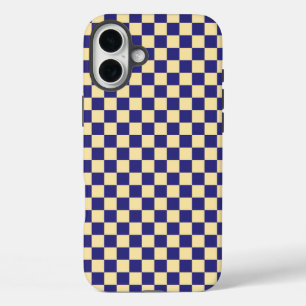 Acid green black checkerboard pattern Case-Mate iP iPhone 16 Plus Case