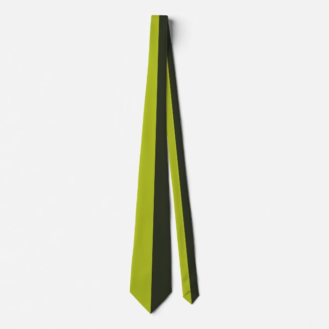 Acid Green - Greenish Black Tie (Front)