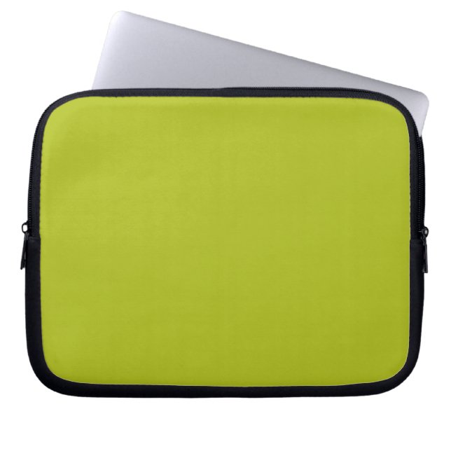 Acid Green (solid colour)  Laptop Sleeve (Front)