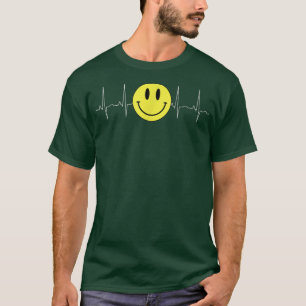 Acid House Heartbeat 1988 Rave Techno Music T-Shirt