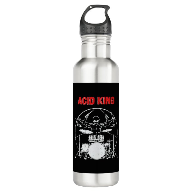 Acid King 710 Ml Water Bottle (Front)