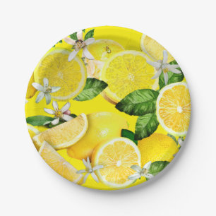 Acid Lemons from Calabria Paper Plate