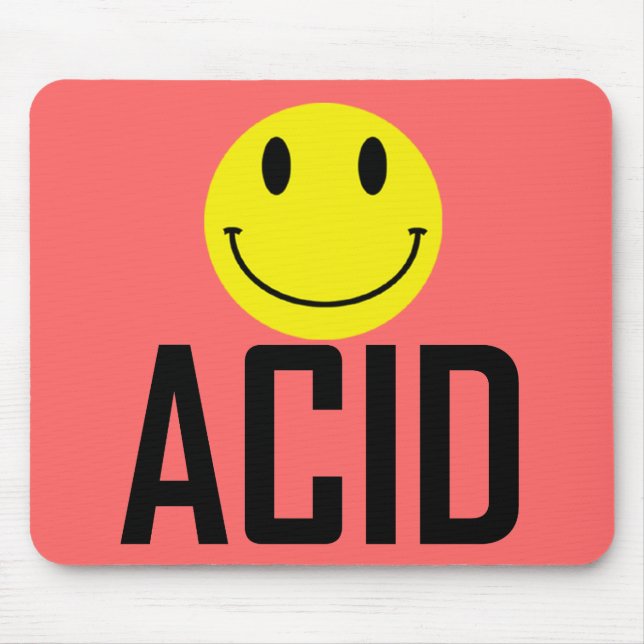 acid-mousepad-01-pink mouse mat (Front)