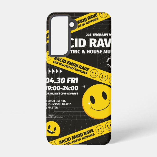 ACID RAVE SAMSUNG GALAXY S21 CASE (Back)