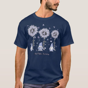 Acid Reflux Awareness gnome faith hope sunflower T-Shirt