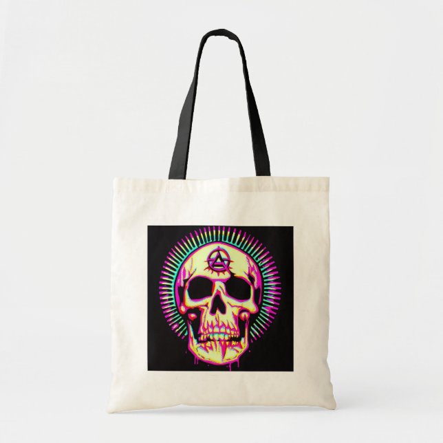 'ACID SKULL' TOTE BAG (Front)