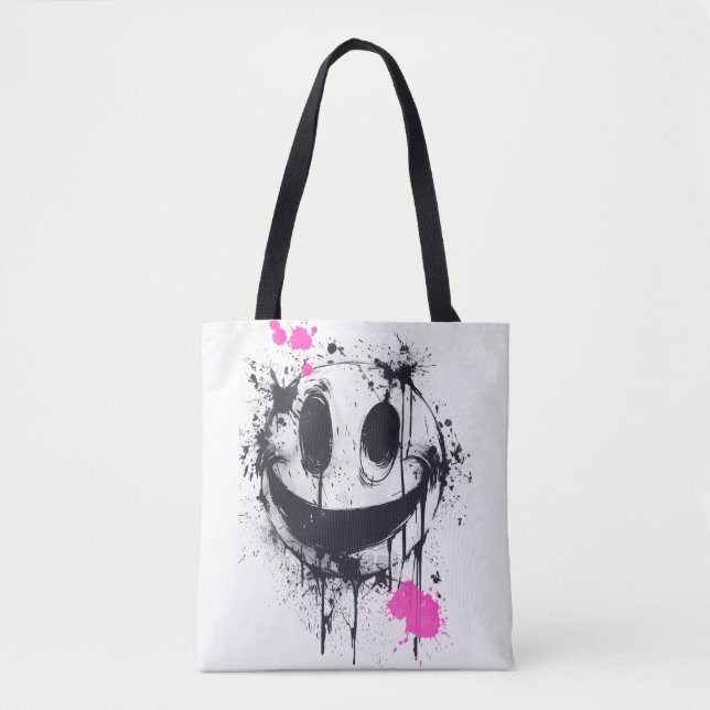 Acid Smile Tote Bag (Front)
