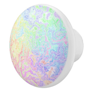 Acid Trip Swirls Ceramic Knob