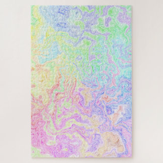 Acid Trip Swirls Jigsaw Puzzle