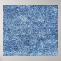 Acid wash blue denim, close-up texture.