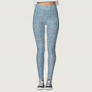 Acid wash blue jeans, denim texture. leggings