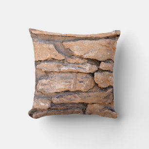 Acient brick wall. Grunge brick wall background. B Cushion
