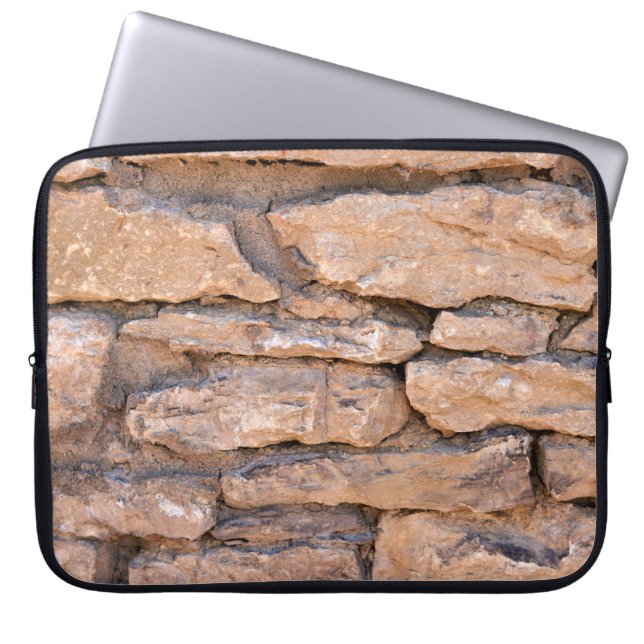 Acient brick wall. Grunge brick wall background. B Laptop Sleeve (Front)