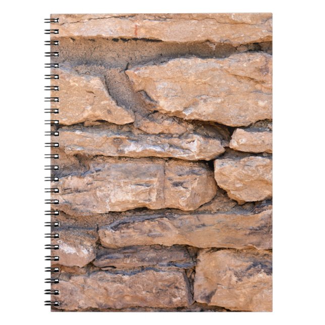 Acient brick wall. Grunge brick wall background. B Notebook (Front)