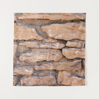 Acient brick wall. Grunge brick wall background. B Tapestry