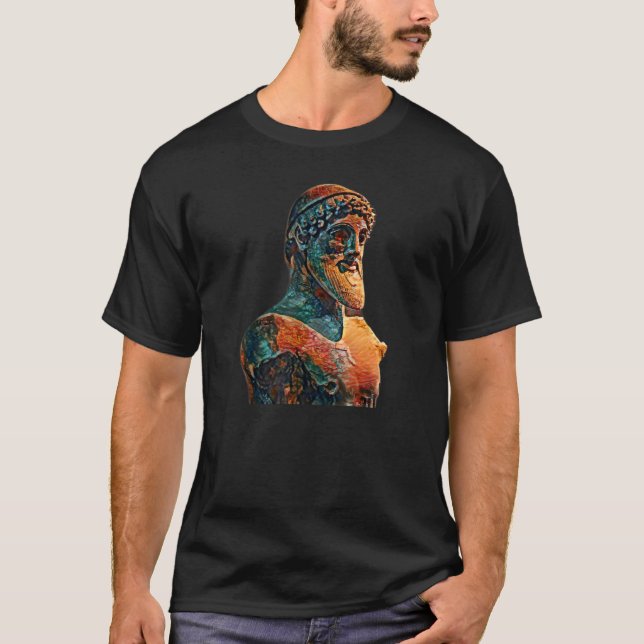 Acient Italy Roman Statue Abstract Teacher 112 T-Shirt (Front)