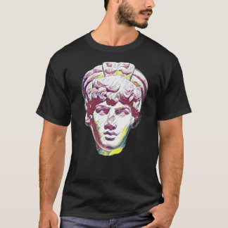Acient Italy Roman Statue Abstract Teacher 84 T-Shirt