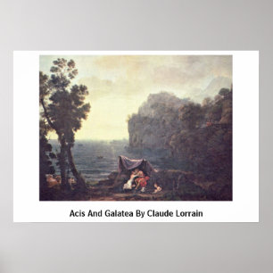 Acis And Galatea By Claude Lorrain Poster